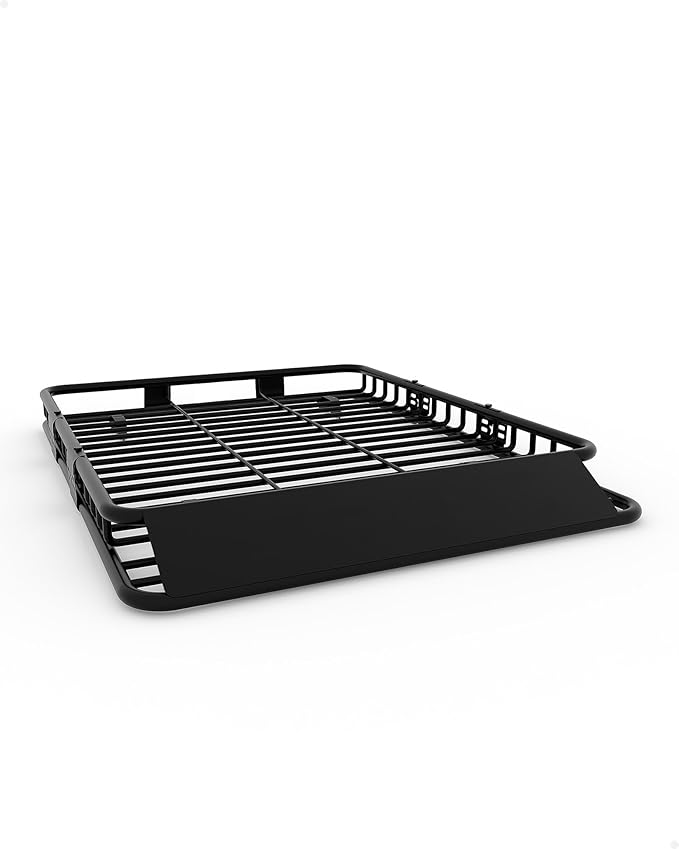 GarveeLife 64 in x 50 in Universal Roof Rack Basket, 200 LBS Capacity Rooftop Cargo Carrier Basket with Extension Luggage Rack Heavy Duty for SUVs, Trucks, Vehicles