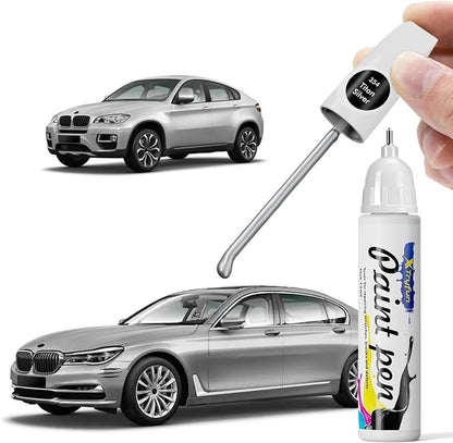 354 Titan Silver Touch Up Paint Compatible with BMW, DIY Car Paint Scratch Repair, Quick & Easy Fix Automotive Scratch Repair for X1/X3/X5/X6/X7/1/3/5/6/7/8 Series/M3/M5/M6/Z3/Z4/Z8