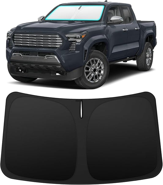 INSAUTO Custom Fit Windshield Sun Shade Accessories for Toyota Tacoma 2016-2026, Foldable Front Window Sunshade, UV & Heat Reflector, Keeps Interior Cool, Includes Storage Bag