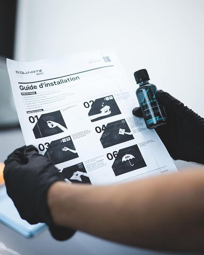 CARPRO DQUARTZ GO Nano Diamond Quartz Fusion Coating: Ceramic Coating for Cars, Professional-Grade Coating in DIY Package, Increase Surface Hardness - (30ml Kit)