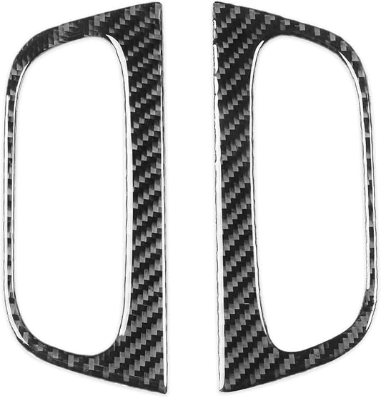 NVCNX Real Premium Carbon Fiber for Toyota 2nd Gen Tacoma Accessories 2005-2015 2006 2007 2008 2009 2010 2011 2012 2013 2014 Car Door Inner Rear Grab Handle Cover Interior Trim Sticker Decal 2PCs