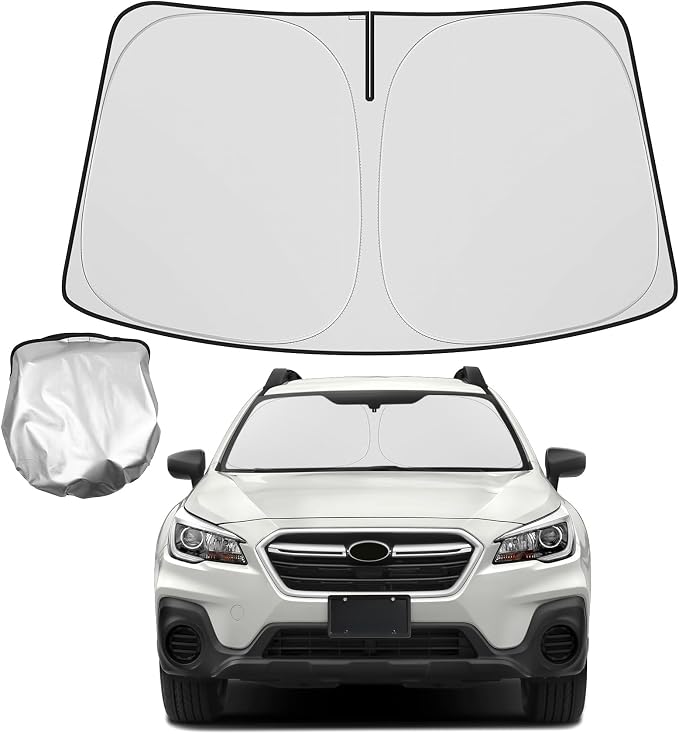 Windshield Sun Shade Compatible for Subaru Outback 2015 2016 2017 2018 2019 SUV, Base,Premium,Limited,Touring Sun Visor Accessories Sunshade Shield Protector