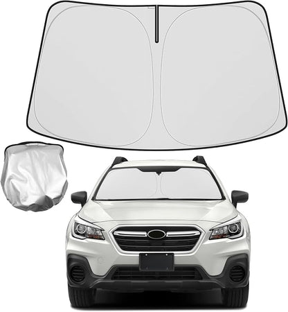Windshield Sun Shade Compatible for Subaru Outback 2015 2016 2017 2018 2019 SUV, Base,Premium,Limited,Touring Sun Visor Accessories Sunshade Shield Protector