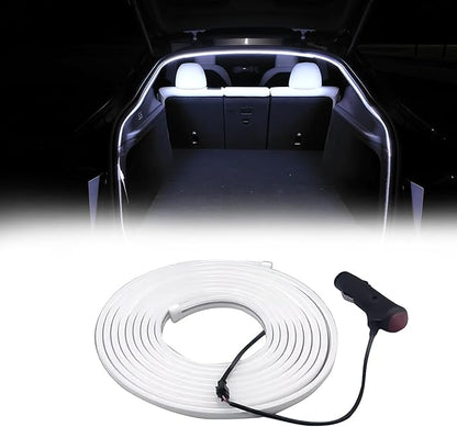 Tlyard Trunk LED Lights Strip for Tesla Model Y Juniper 2025 2026 Back Interior Frunk Lightning Waterproof &High Brightness Strip for Tesla Model Y Accessories