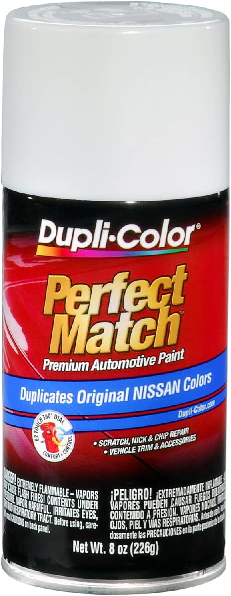 Dupli-Color Perfect Match Premium Automotive Paint, Super White, 8 oz