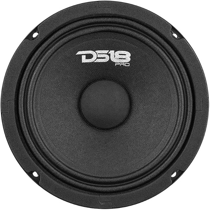 DS18 PRO-GM6SE Loudspeaker - 6.5", Midrange, Sealed Back, 480W Max, 140W RMS, 8 Ohms - Premium Quality Audio Door Speakers for Car or Truck Stereo Sound System (1 Speaker)