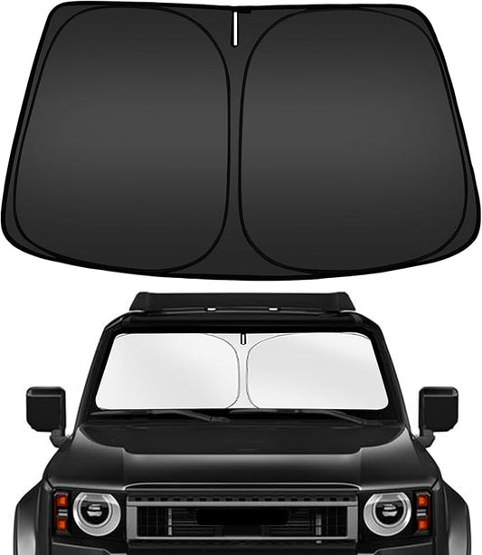 ARISMOTOR Windshield Sun Shade for Toyota Land Cruiser 2024-2025 2026, Custom Fit Foldable Front Window Sunshade Sun Visor Protector, Block UV Rays Keep Your Car Cooler