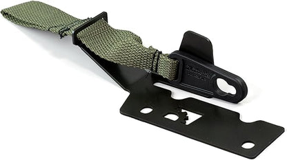 BuiltRight Industries Rear Seat Release for 2009–2025 Ford F-150, F-250, F-350, F-450 & Raptor – SuperCab & SuperCrew - Olive Strap, Made in USA
