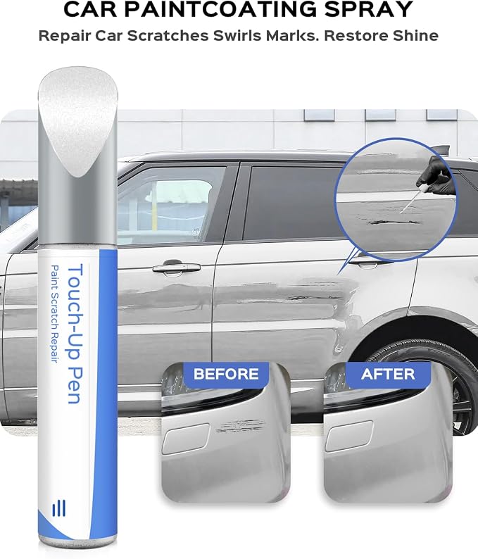 Chawton White(603/NAL) Touch Up Paint Compatible with Land Rover Exact Match Chips and Nicks Touch Up