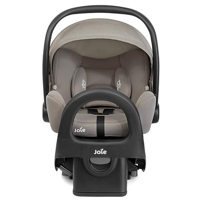 Joie Baby, Rue Lightweight Infant Car Seat & Anti-Rebound Base, Side-Impact Protection, 5-Point Harness, and UPF 50+ Canopy for Newborns and Infants (Dove)