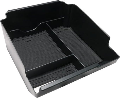 CDEFG Center Console Organizer Tray for 2022 2023 2024 Acura MDX Armrest Tray Storage Box Secondary Insert Coin Container 2022-2024 Acura MDX Interior Accessories (Black Trim)