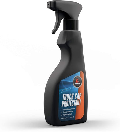 LEER Gear | Truck Cap Cleaner and Protectant for Fiberglass Truck Bed Caps | Cleaner/Protectant for Truck Caps, Fiberglass, Clear Coat, Plastic, Stainless Steel and More