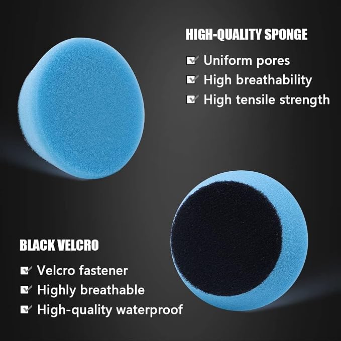 SPTA Mini Polishing Pads Set (21Pcs Mini Polishing Pads Sets, 1.6 inch)