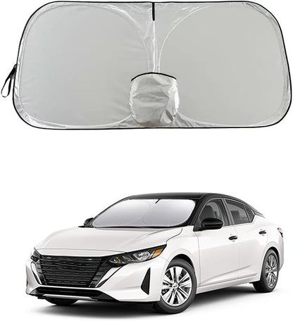 Sentra Versa Frontier Dedicated Windshield Sun Shade, Sunshade Windshield Visor for Nissan Sentra 2007-2025, Versa 2012-2025.