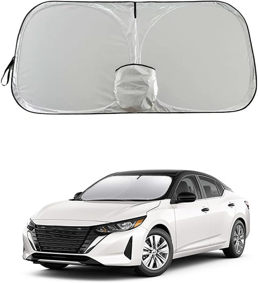 Sentra Versa Frontier Dedicated Windshield Sun Shade, Sunshade Windshield Visor for Nissan Sentra 2007-2025, Versa 2012-2025.