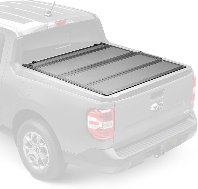 RealTruck BAK BAKFlip MX4 Hard Folding Truck Bed Tonneau Cover | 448324 | Fits 2021-2026 Ford Maverick 4' 6" Bed (54.4")