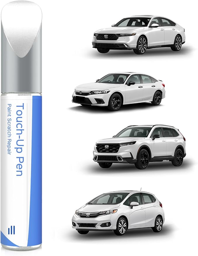NH-883P Platinum White Pearl Touch Up Paint Compatible with Honda Exact Match Chips and Nicks Touch Up