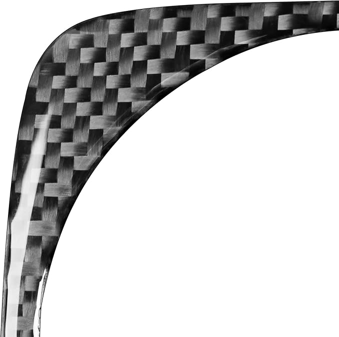 Real Premium Carbon Fiber Fit for Chevy Silverado/GMC Sierra 1500 2014-2018 for 2500/3500HD 2015-2019 Car Center Console Water Cup Holder Kit Trim Decals Sticker Auto Interior Accessories Cover Black