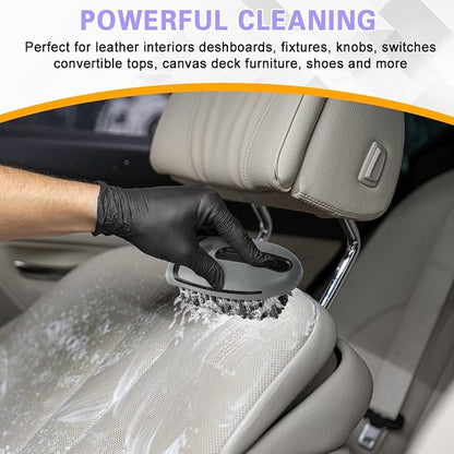 Carpet and Upholstery Cleaning Brush, Household Hard Bristle Brush, Car Plastic Gap Cleaning Brush, Universal Auto Detailing Brush for Car Interior Seat, Clothes and Sofa Cleaning
