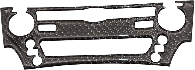 GXARTS 12Pcs Carbon Fiber Full Set Interior Decoration Trim Kit Compatible with Lexus IS250 Black 2006 2007 2008 2009 2010 2011 2012