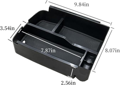 Compatible with Kia Telluride 2026-2020 Center Console Armrest Storage Tray Box ABS Insert Organizer Glove Console Separation Glove Pallet Phone Holder Full Cover