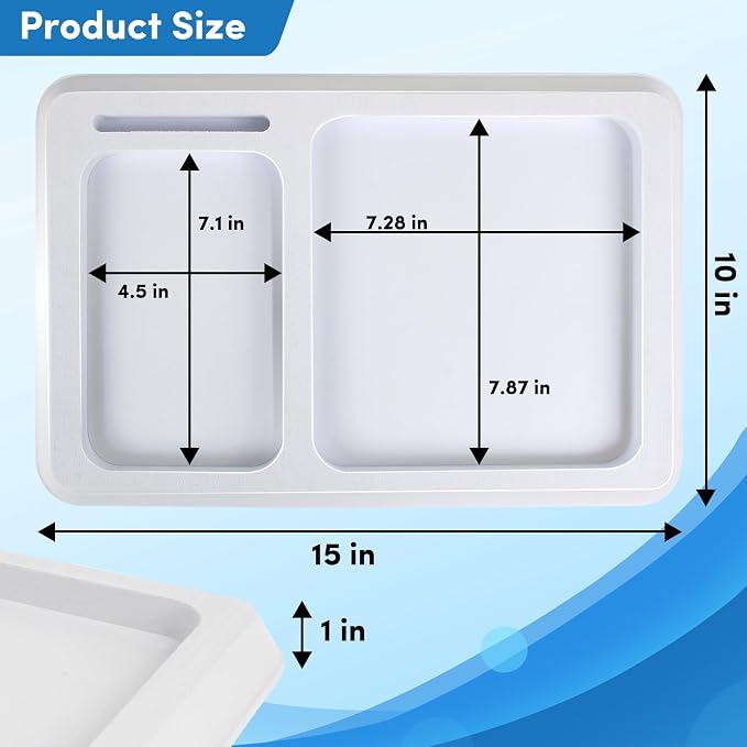 EVA Foam Boat Dash Pad, Anti-Slip Boat Dash Organizer Perfect for Fishing Center Consoles (6Color,2Size)