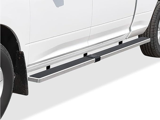 APS (Polished 304 Stainless Steel 5in Wheel to Wheel) Running Boards Nerf Bars Side Steps Compatible with Ram 1500 2009-2018 Crew Cab 6.5ft Bed & Ram 2500 3500 2010-2026