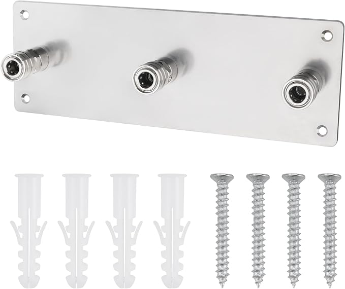 Foam Cannon Holder Pressure Washer Wall Mount Bracket Pressure Washer Nozzle Tips and Extension Wands Storage Organizer Car Wash Accessories Stainless Steel Tool Rack