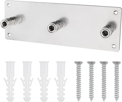 Foam Cannon Holder Pressure Washer Wall Mount Bracket Pressure Washer Nozzle Tips and Extension Wands Storage Organizer Car Wash Accessories Stainless Steel Tool Rack