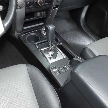 JeCar for 4Runner Interior Trim Center Console Gear Shift Panel Cover for 2010-2024 Toyota 4Runner (Matte Black)