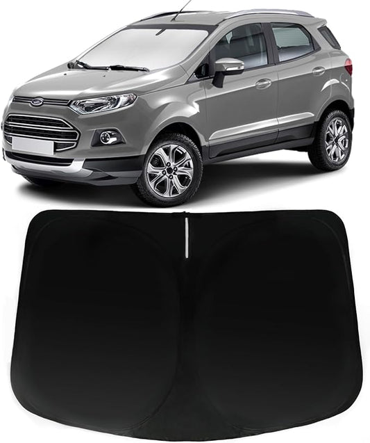 Windshield Sun Shade for Ford EcoSport 2020-2025, Car Front Window Sunshade with 240T Sun Visor Protector Blocks UV Rays Heat Sun Shield Accessories