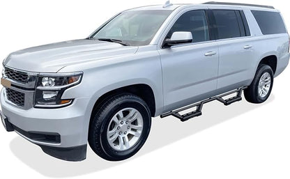 APS Drop Steps Running Boards Compatible with Suburban Yukon XL 2005-2020 (Exclude Z71 Hybrid) & Avalanche 03-13 (Without Body Cladding) | Stainless Steel Side Steps | 5-Year Warranty