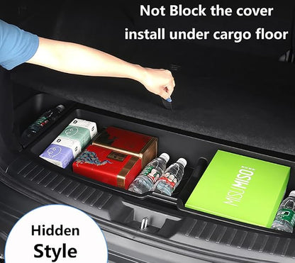 2023-2026 Honda CR-V Trunk Organizer, SUV Insert Cargo Rear Hatch Storage Box fits CRV EX LX EX-L Turbo Sport Under Cargo Floor Storage Bins