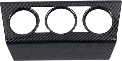 HIGH FLYING for Subaru WRX STI 2016-2021, XV Crosstrel 13-17 Carbon Grain Car Interior Accessories Dashboard Console A/C Control Switch Panel Cover Trim ABS 1pc (Not Fit 2015 Model, Only fit STI)