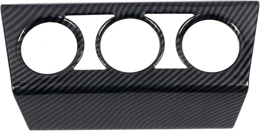 HIGH FLYING for Subaru WRX STI 2016-2021, XV Crosstrel 13-17 Carbon Grain Car Interior Accessories Dashboard Console A/C Control Switch Panel Cover Trim ABS 1pc (Not Fit 2015 Model, Only fit STI)