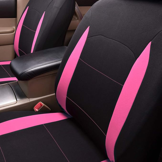 Flying Banner Car Seat Covers Front Seats Rear Bench Polyester car seat Protectors Easy installations Rear Bench Split Classic Man Lady Truck