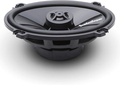 Rockford Fosgate P1462 Punch 4"x 6" 2-Way Coaxial Full Range Speakers - Black (Pair)