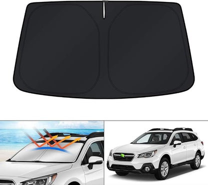 KUST Windshield Sun Shade for 2015 2016 2017 2018 2019 Subaru Outback Wagon Accessories Sunshade Window Sun Visor Foldable Block Sun UV Rays Keep Car Cooler