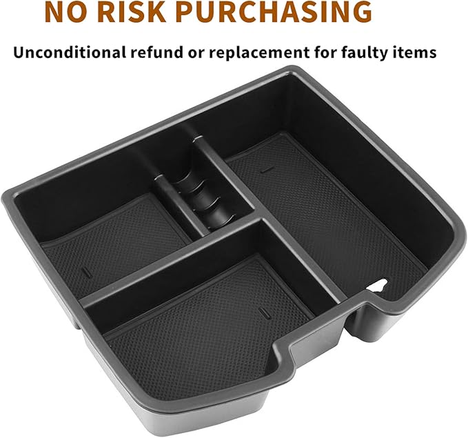 fit for Center Console Organizer Tray 2007-2014 GMC Sierra Chevy Silverado Tahoe Yukon Suburban - GM Vehicles Accessories Replaces 19166288