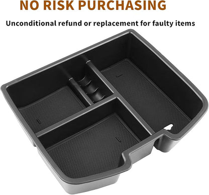 fit for Center Console Organizer Tray 2007-2014 GMC Sierra Chevy Silverado Tahoe Yukon Suburban - GM Vehicles Accessories Replaces 19166288