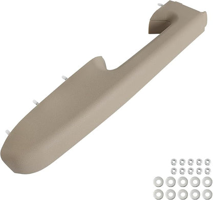 Upgraded Door Armrest Repair Kit Left Driver Side Door Panel Handle Tan Compatible with 2010-2014 Chevy Silverado GMC Sierra 1500 2500HD 3500HD Replaces 22818467