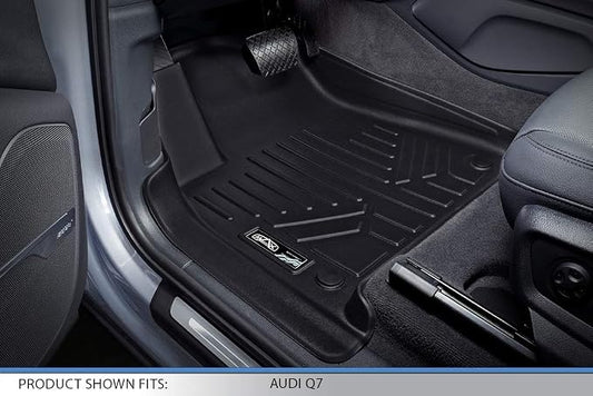 MAXLINER Custom Fit Floor Mats 3 Row Liner Set Compatible with 2017-2025 Audi Q7 / SQ7