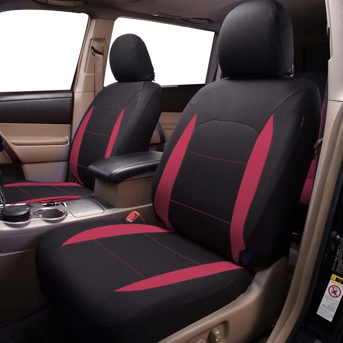 Flying Banner Car Seat Covers Front Seats Rear Bench Polyester car seat Protectors Easy installations Rear Bench Split Classic Man Lady Truck