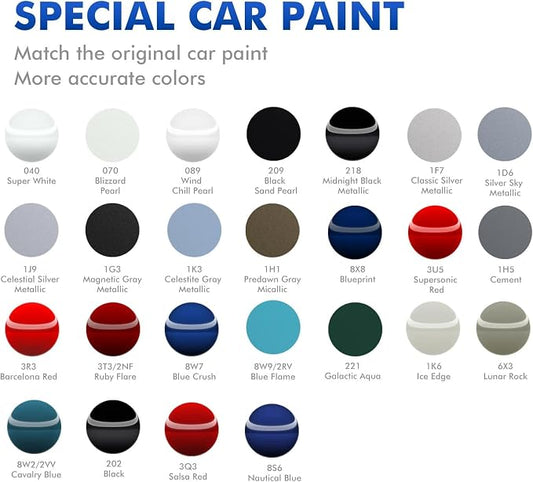 8S6 Nautical Blue Touch Up Paint for Toyota, DIY Car Paint Scratch Repair Kit, Automotive Paints, Quick & Easy Fix Scratch Repair for RAV4/Highlander/Corolla/Tacoma/Prius/Tundra/4Runner/Yaris