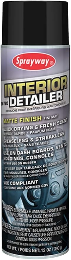 Sprayway SW780 Interior Detailer, 12 oz