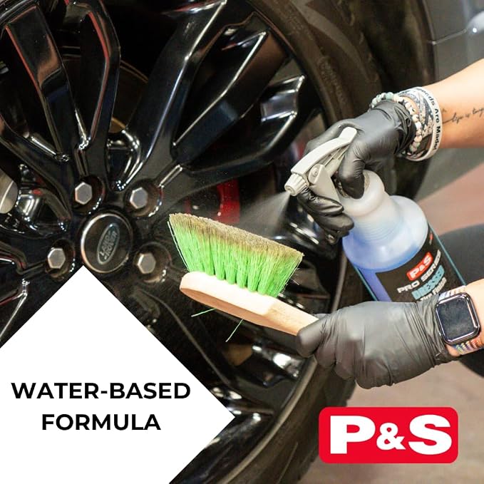 P & S Professional Detail Products Dressed Tire Finish - Water-Based, High-Gloss Tire Dressing for a Clean, Satin Shine - 1 Gallon