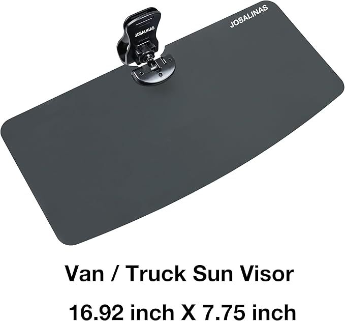 Automotive Sun Visors for Car, Van, Truck, Polarized Protection, Universal Install Anti-Glare Extender (16.92" for Truck/Van Sun Visor)