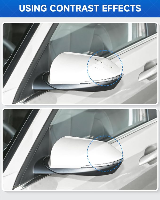 WC8 WC9 WW2 Cream Crystal Hyper White Tricoat Touch Up Paint Compatible with Hyundai Exact Match Touch Up Paint Car Scratch Repair