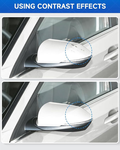 WC8 WC9 WW2 Cream Crystal Hyper White Tricoat Touch Up Paint Compatible with Hyundai Exact Match Touch Up Paint Car Scratch Repair