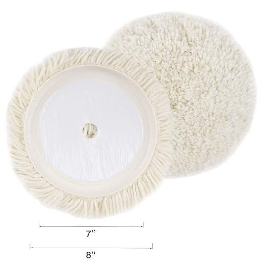 CASOMAN 7-Inch Buffing and Polishing Pad Kit, 7 Pieces 7" Polishing Sponge, Waxing Buffing Pad Kit